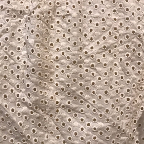 Tabitha Anthropologie eyelet Ruffle jacket size 0 - Picture 8 of 8